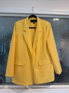 Vero Moda Sunshine Yellow Single-Button Blazer 6